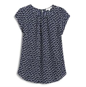 Fun2Fun Kaden Navy floral blouse M